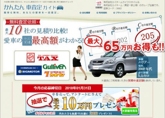 簡単車査定ガイド