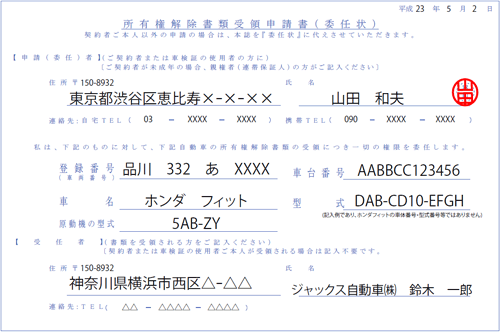 車の買い替えに必要なローン所有者解除書類